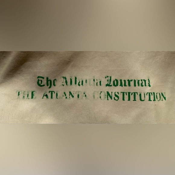 VTG 80’s Atlanta Journal Constitution AJC Newspaper Reporter Jacket Men’s Small - Picture 9 of 12